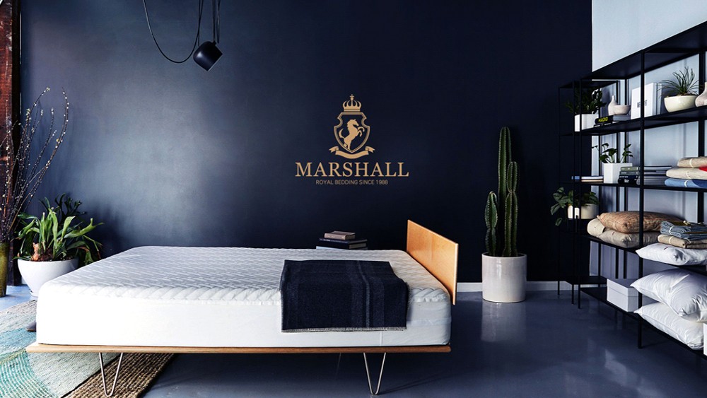 马歇尔床垫logo设计